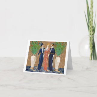 Three Proper Ladies Card