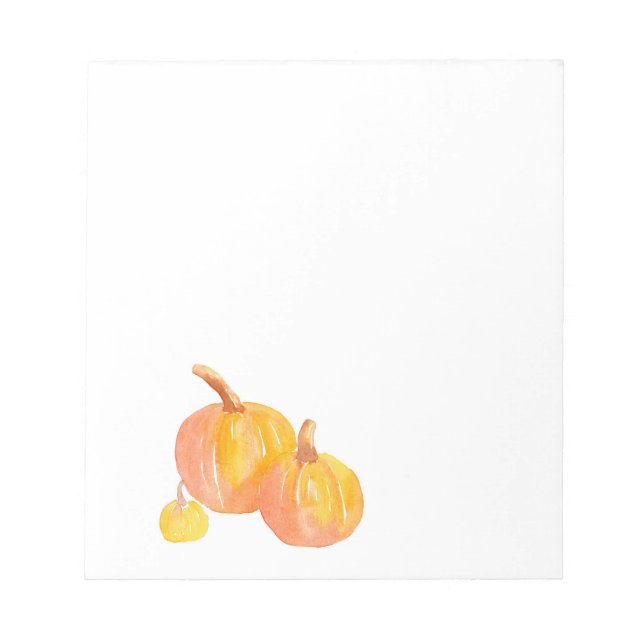 'Three Pumpkins' Notepad (Front)