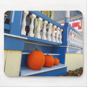 Three Pumpkins on a Step - Martha's Vineyard Mouse Pad