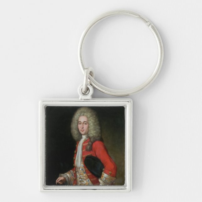 Three-Quarter Length Portrait of a Gentleman Weari Key Ring (Front)