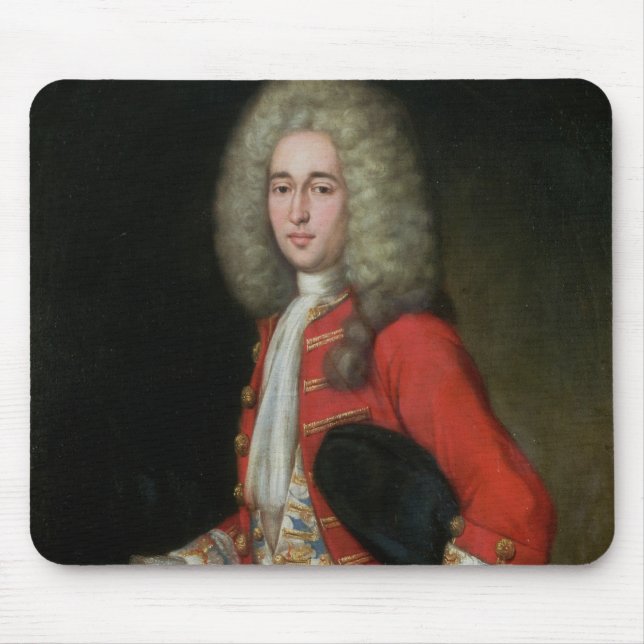 Three-Quarter Length Portrait of a Gentleman Weari Mouse Pad (Front)
