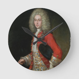 Three-Quarter Length Portrait of a Gentleman Weari Round Clock