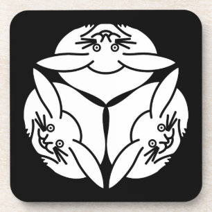 Three rabbits coaster