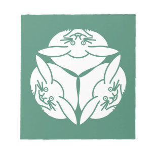 Three rabbits notepad