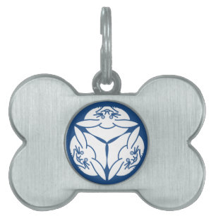 Three rabbits pet tag