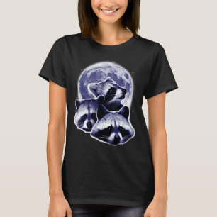 Three Racoon Moons  Wolves Parody T-Shirt
