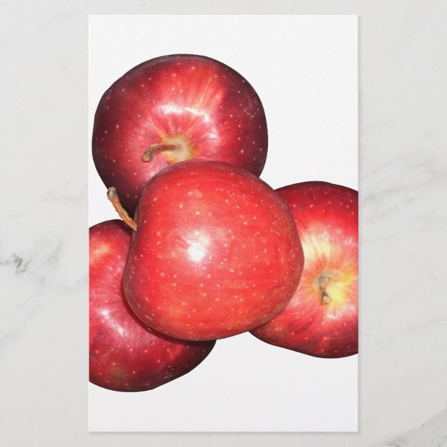 Three Red Apples: Vibrant Trio Delight (Front)