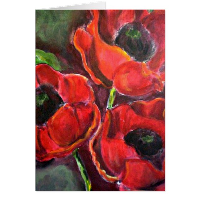 Three Red Poppies (Front)