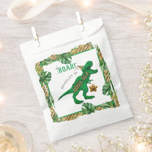 Three-Rex Dinosaur 3rd Birthday Favour Bag