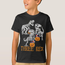 Three Rex Dinosaur Skeleton 3 Year Old Halloween