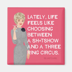 Three ring circus magnet
