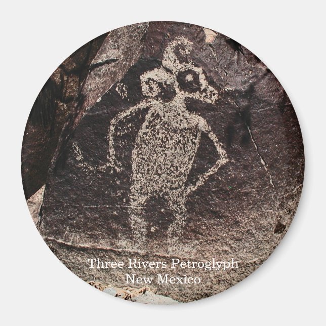 Three Rivers Petroglyph Magnet (Front)