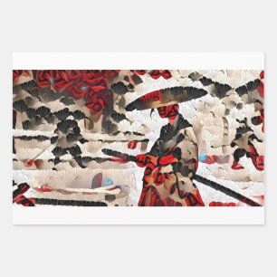 Three Ronin by NFT Artisans Wrapping Paper Sheet
