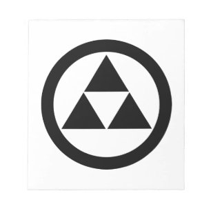 three round scales notepad