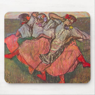 Three Russian Dancers by Edgar Degas Mouse Pad