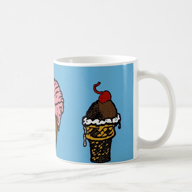 "Three Scoops" Mug (Right)