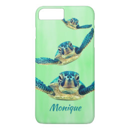 Three Sea Turtles Swimming iPhone 8 Plus/7 Plus Case