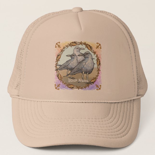 Three Seagulls  hat (Front)