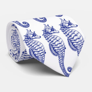 Three Seahorse Tie