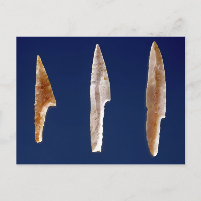 Three serrated points, from Volgu Postcard (Front)