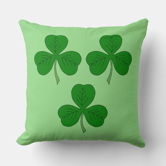 Three Shamrocks Cushion (Front)
