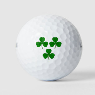 Three Shamrocks Golf Balls