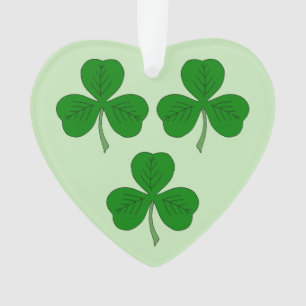 Three Shamrocks Ornament
