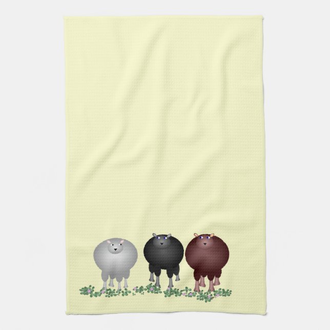 Three Sheep Towel (Vertical)