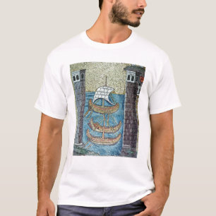 Three ships entering the port of Ravenna T-Shirt