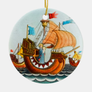 Three Ships Ornament