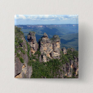 three sisters 15 cm square badge
