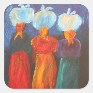 Three Sisters 2007 Square Sticker