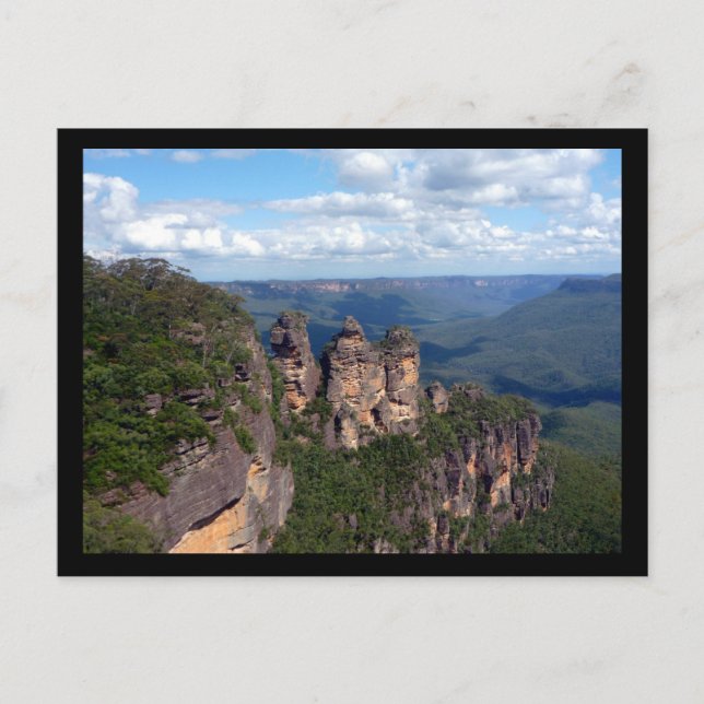 three sisters blue mnts postcard (Front)