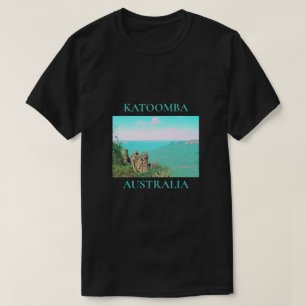 Three sisters Katoomba mountains Australia travel T-Shirt