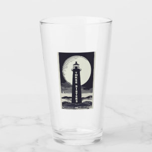 Three Sisters Lighthouse Massachusetts Moon Glass