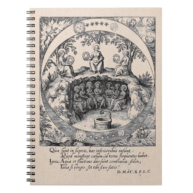 Three Sisters of Alchemy Notebook (Front)
