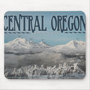 Three Sisters Wilderness Messenger Bag Mouse Pad