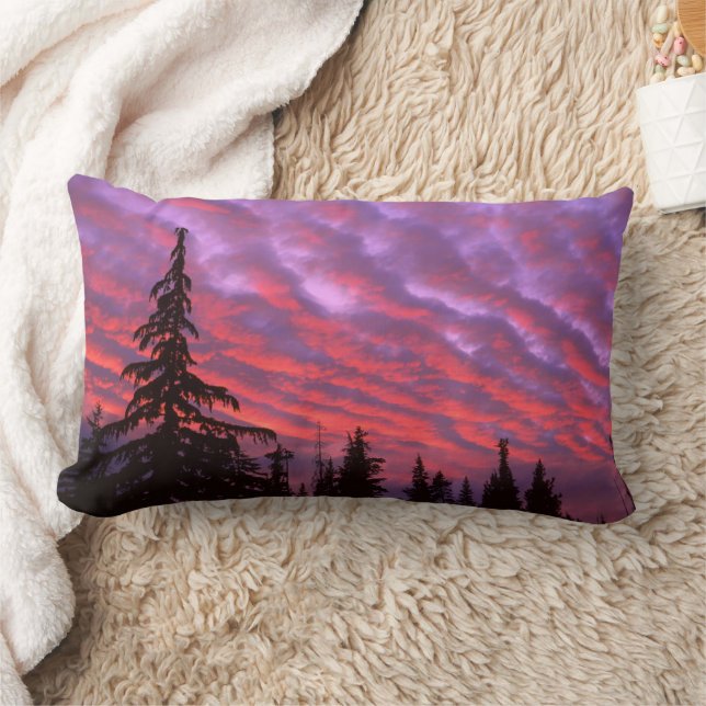 Three Sisters Wilderness, Oregon Lumbar Cushion (Blanket)