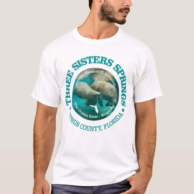 Three Sistes Springs (rd) T-Shirt (Front)