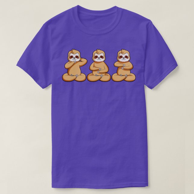 Three sloths at reiki T-Shirt (Design Front)