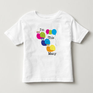 Three Snails I'm  This Many Tshirts and Gifts