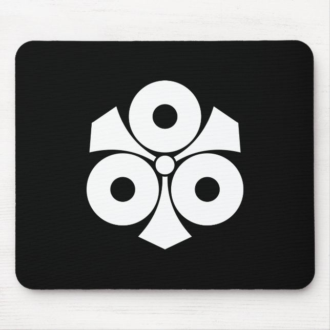 Three snake eyes with swords mouse pad (Front)