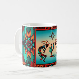 Three Southwest Kokopelli Coffee Mug