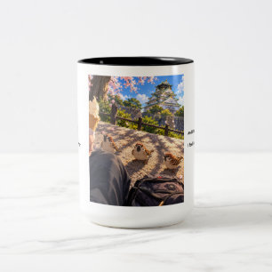 Three sparrow Two-Tone coffee mug