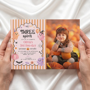 Three Spirit 3rd Birthday Invitation Photo
