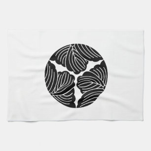 three-split ivy tea towel