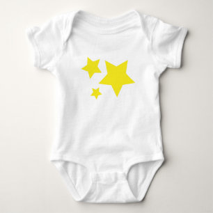 Three Stars Baby Bodysuit – Cute Star-Themed
