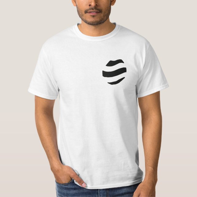 Three steps ahead - Abstract logo design. T-Shirt (Front)