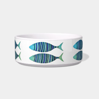 Three Striped Fish  Bowl