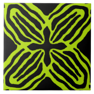 Three Striped Poison Dart Frog Ceramic Tile
